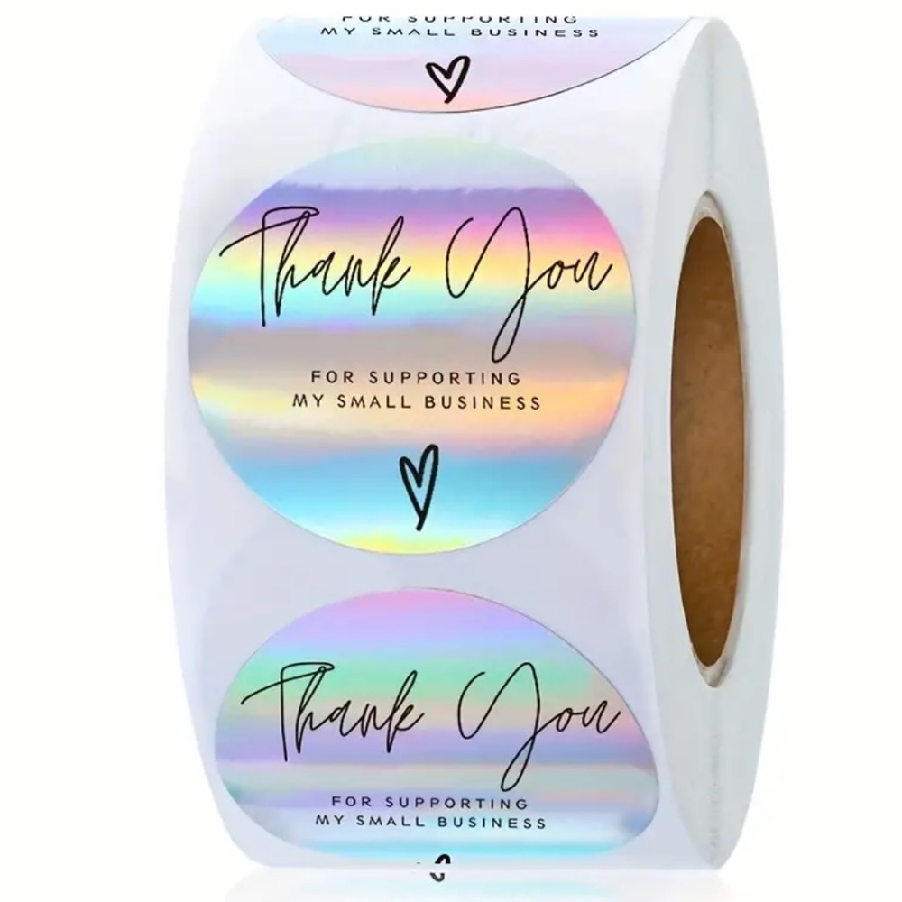 500 piece holographic stickers
